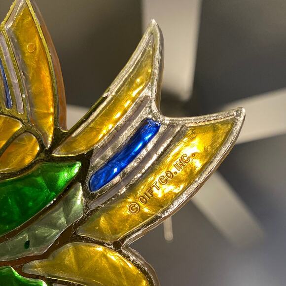 Stained Glass Vintage Ornaments Angels Choir Singing - Candles GiftCo Bundle Lot - Picture 4 of 10